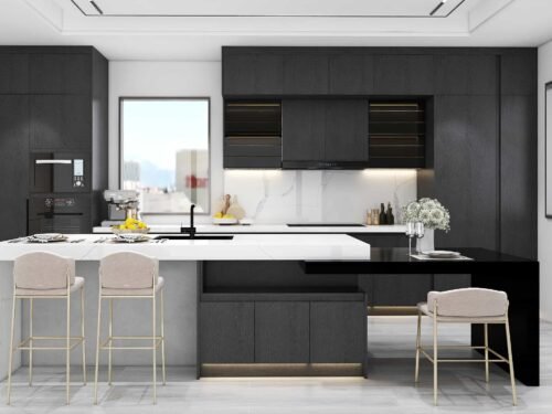 Black-Modern-One-Wall-Kitchen-Cabinets-4.jpg