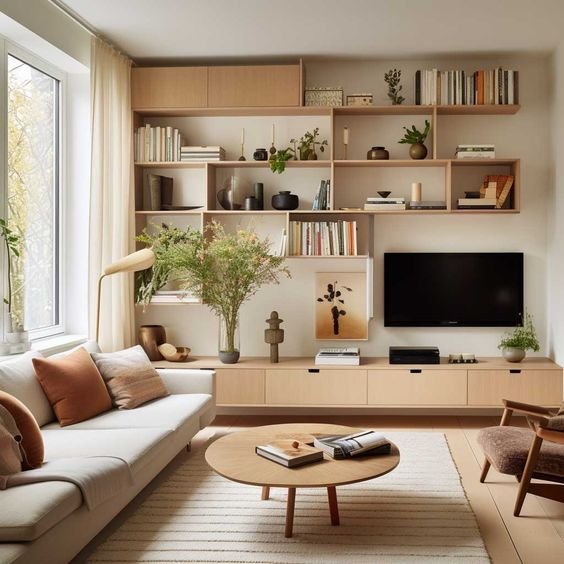 Small Narrow living room spaces