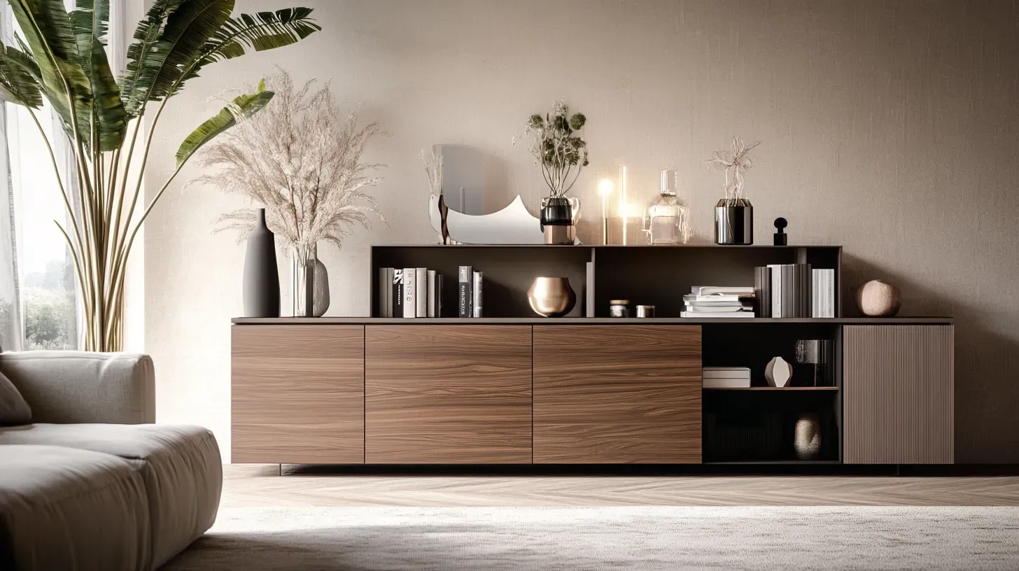 A_modern_living_room_with_a_stylish_wooden_sideboard